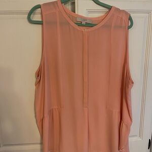 LOFT Women's Pink Sleeveless Top